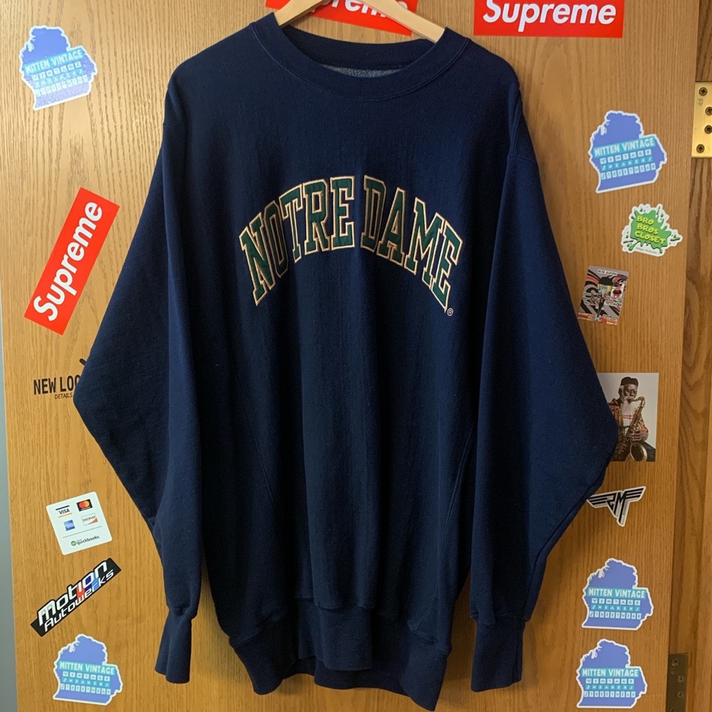 00s Notre Dame Crewneck College